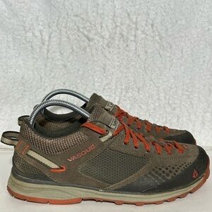 Vasque Mens Brown Grand Traverse Vibram Sole Hiking Sneakers Shoes SZ US 8 M